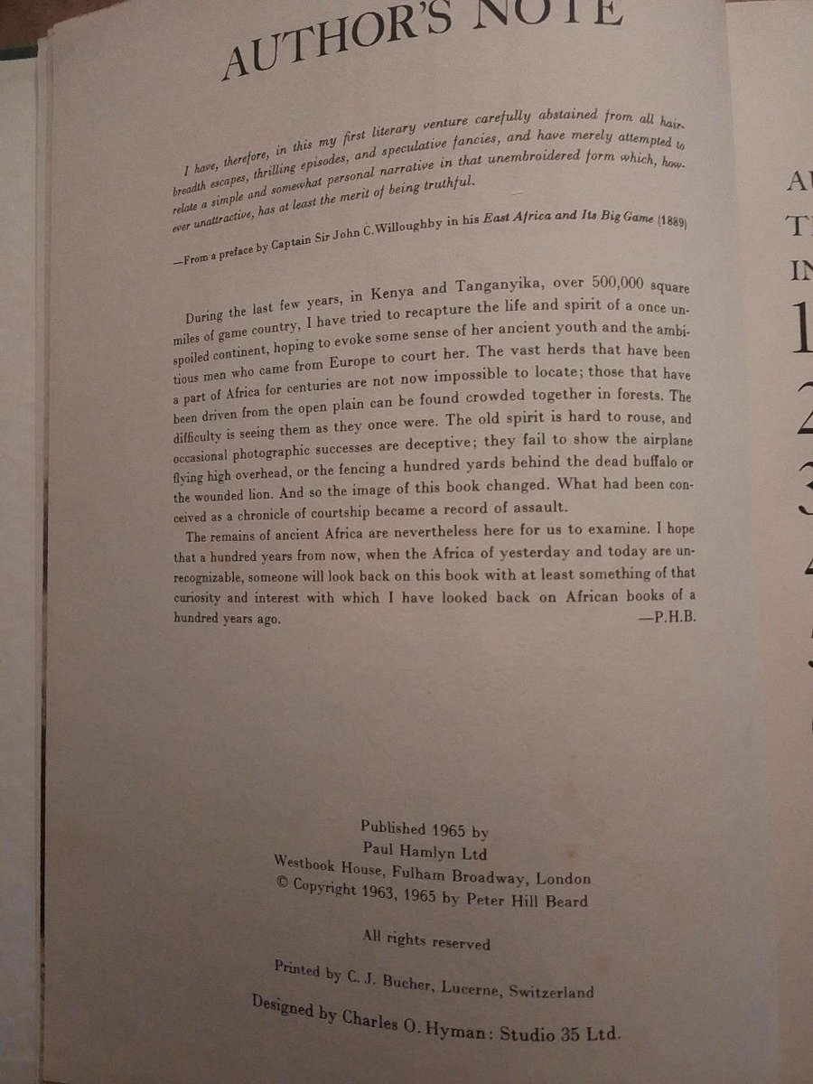 The End of the Game - Peter Beard