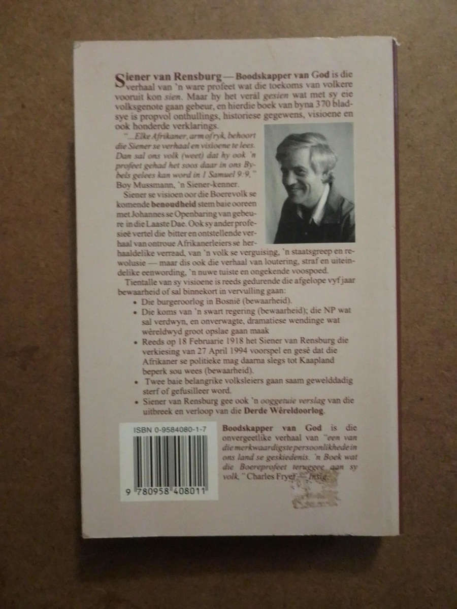 Siener van Rensberg - Boodskapper van God - Adriaan Snyman