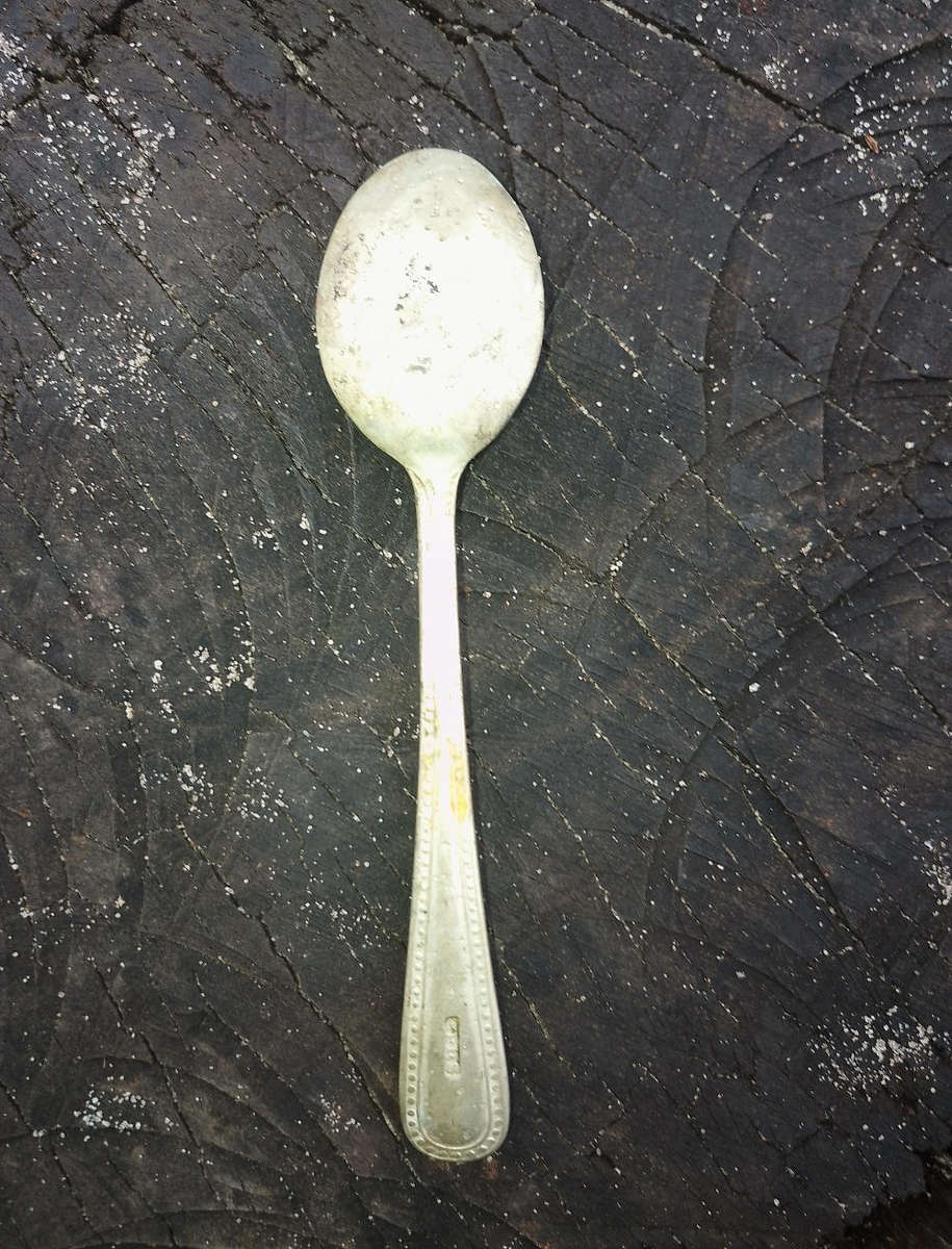 Silver plated spoon