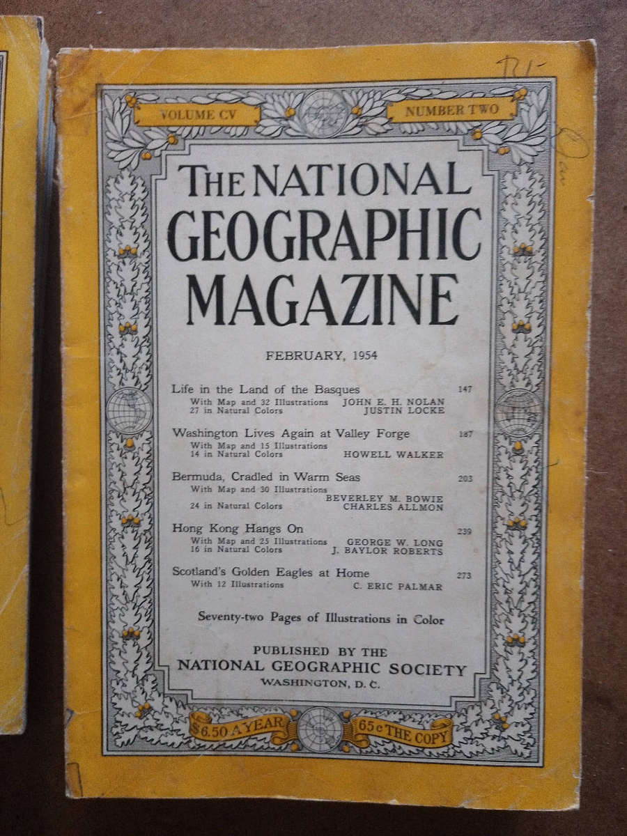 National Geographic Magazines - various years