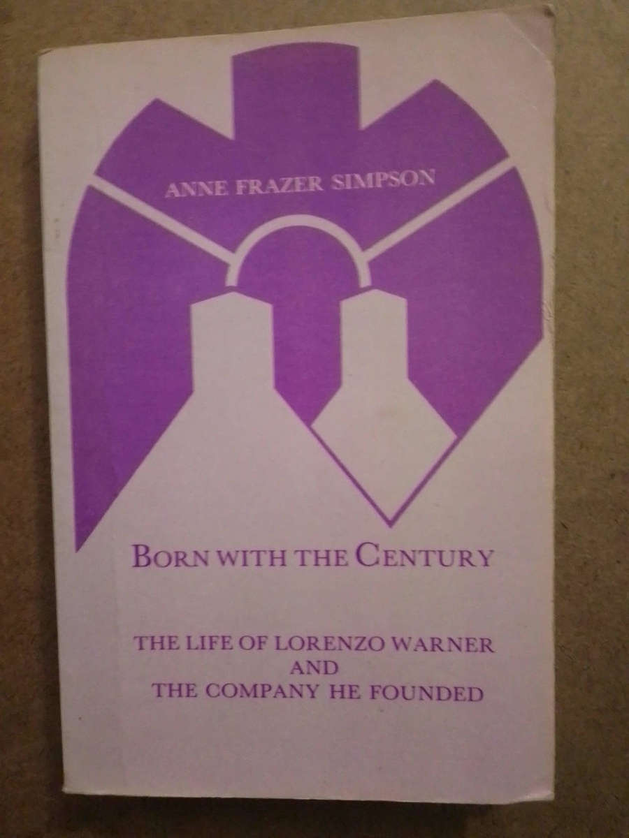 Anne Frazer Simpson - Born with the Century ( autographed first edition 1988 )