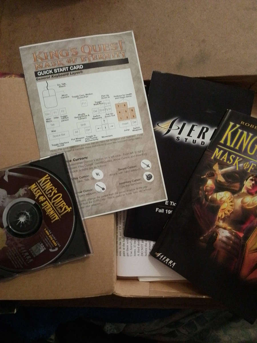 King's Quest - Mask of Eternity ( PC CD-ROM 1998 ) big box
