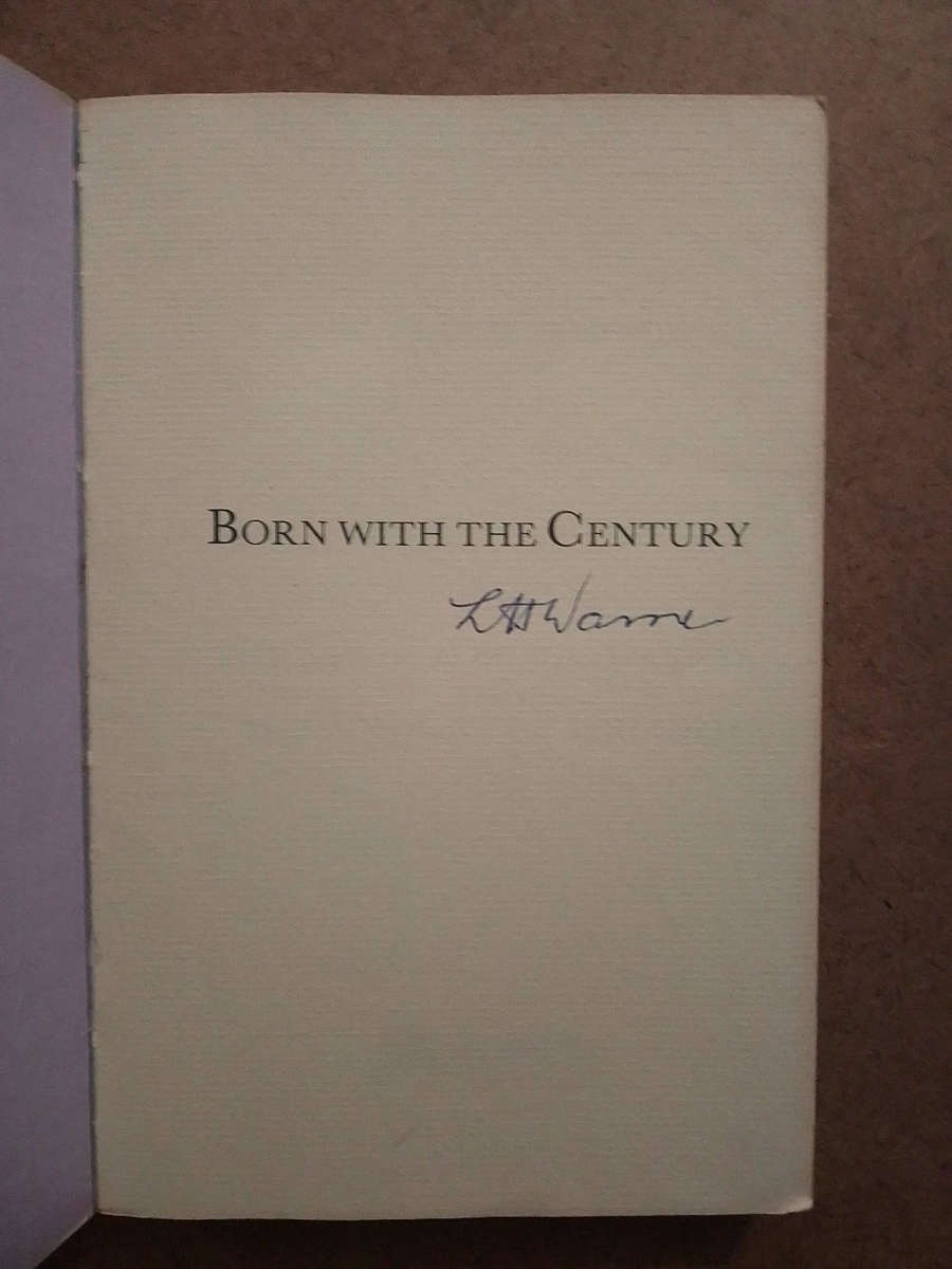 Anne Frazer Simpson - Born with the Century ( autographed first edition 1988 )