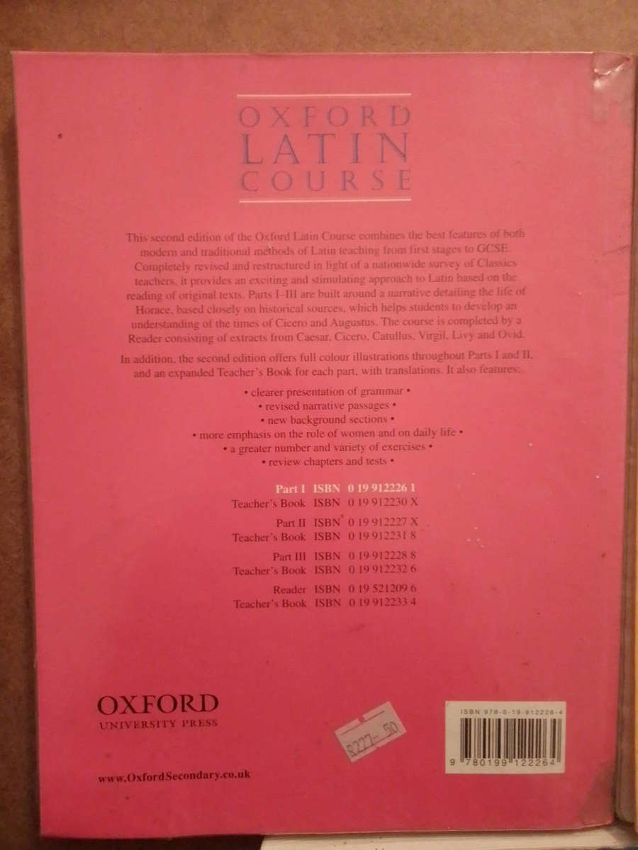 Oxford Latin Course - Part 1,2 & 3