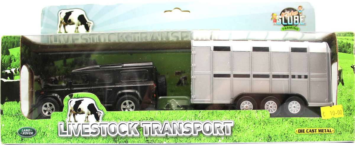 Kid's Globe Traffice - 7x Sets Land Rover Defender & Accessories