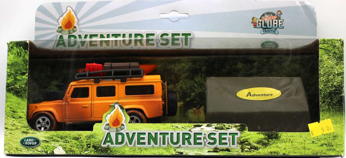 Kid's Globe Traffice - 7x Sets Land Rover Defender & Accessories
