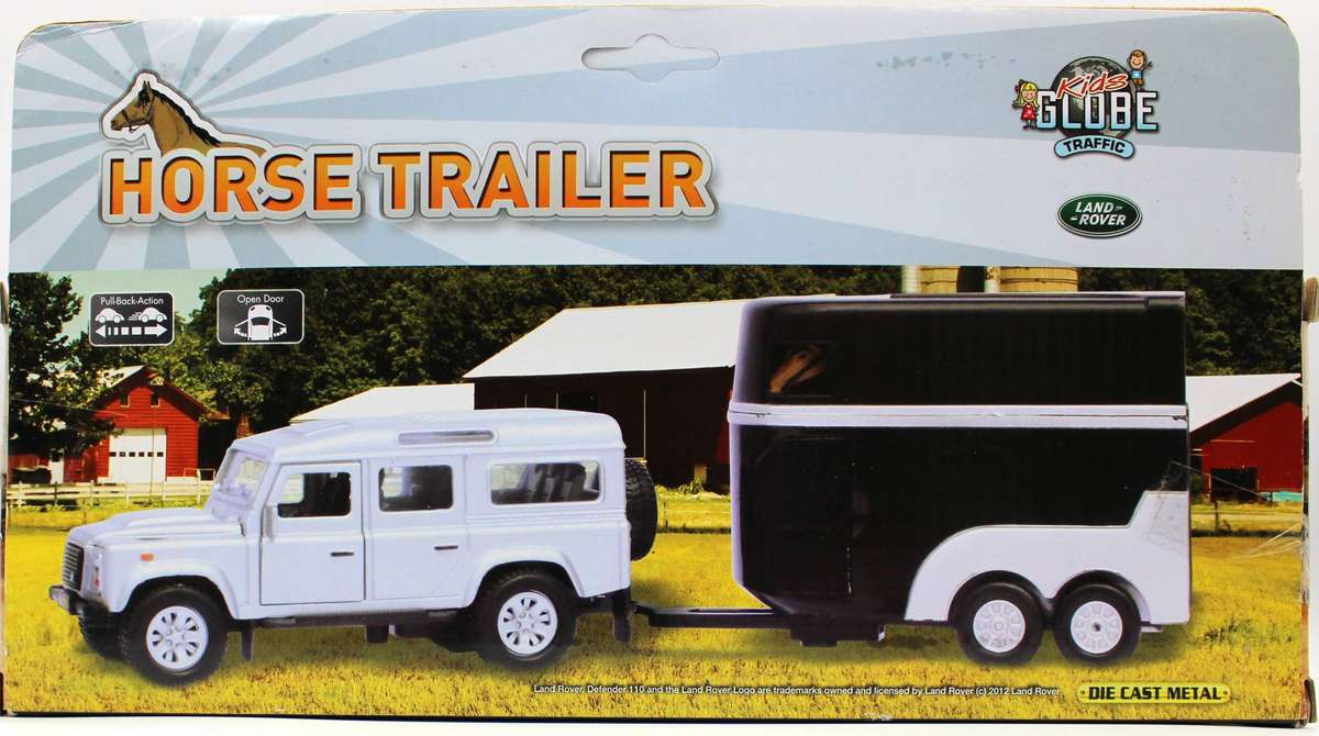 Kid's Globe Traffice - 7x Sets Land Rover Defender & Accessories
