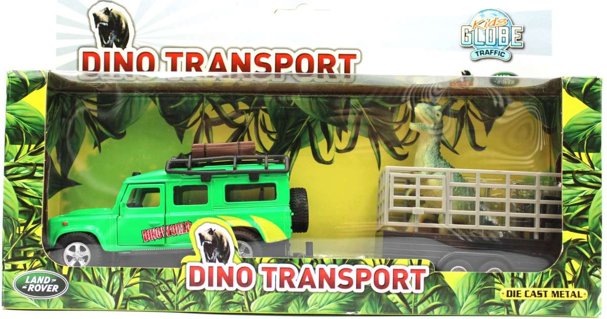 Kid's Globe Traffice - 7x Sets Land Rover Defender & Accessories