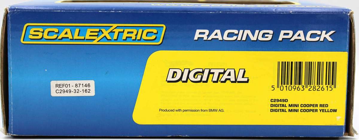 SCALEXTRIC - C2949D - 2x Used Mini Cooper Red and Yellow
