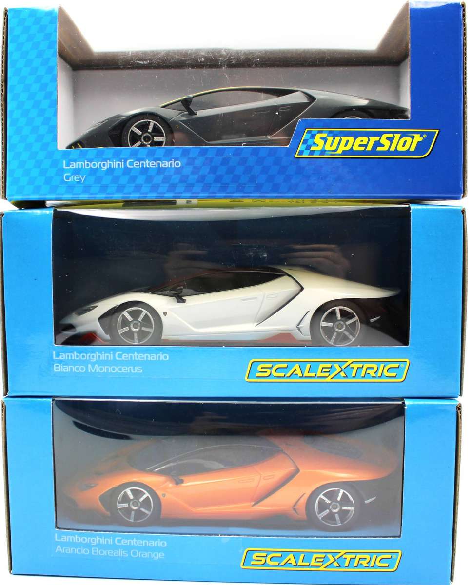 SCALEXTRIC - C4066_C4087_H3967 - 3x NEW LAMBORGHINI CENTENARIO