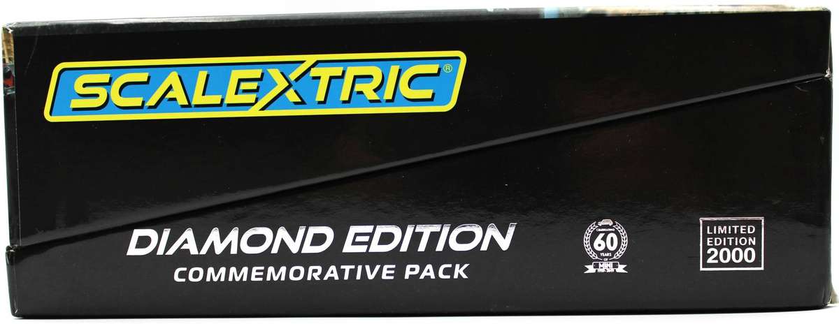 SCALEXTRIC - C3040A - 1x 60th DIAMOND LIMITED EDITION of 2000 - MINI TRIPLE TRIPLE PACK