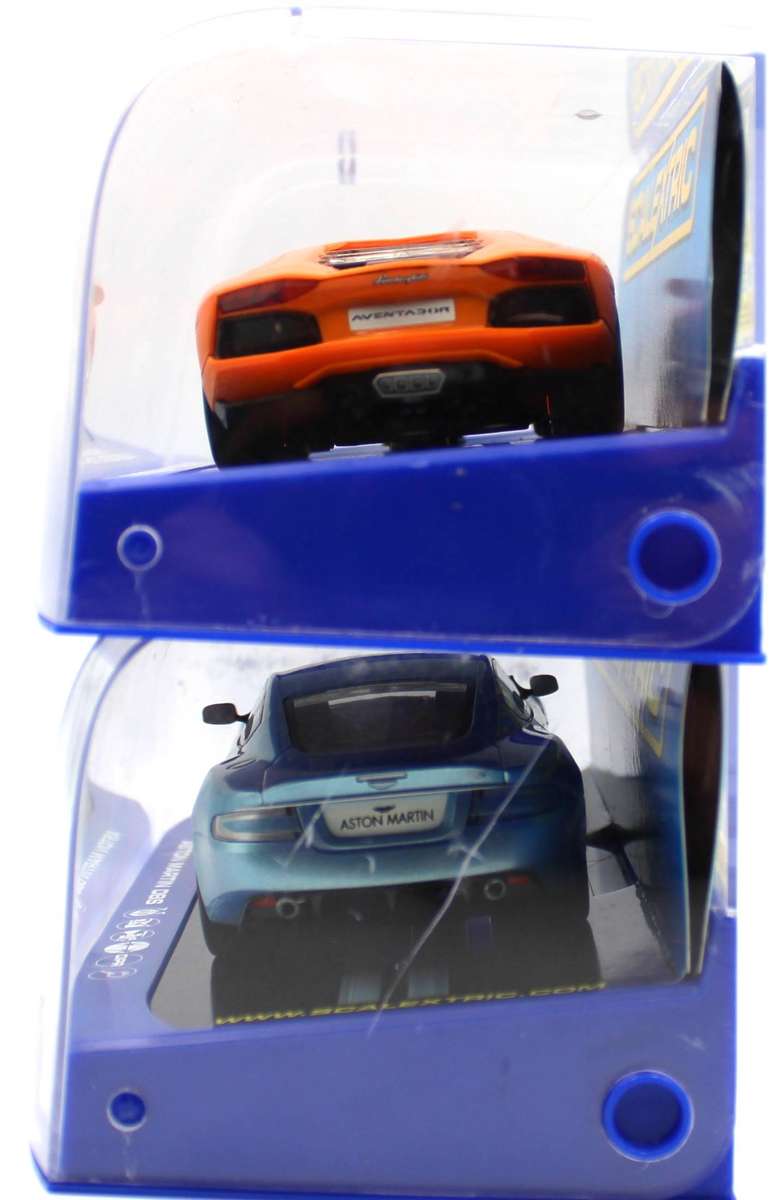 SCALEXTRIC - C3201_C3460 - Unused LAMBORGHINI AVENTADOR & ASTON MARTIN DBS