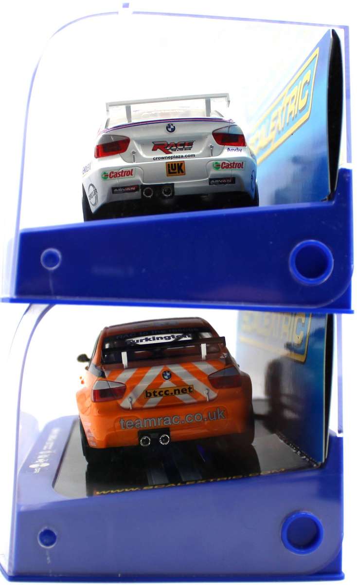 SCALEXTRIC - C2714_C2909 - 2x NEW BMW 320si - A PRIAULX No.1 & TEAM RAC No.3