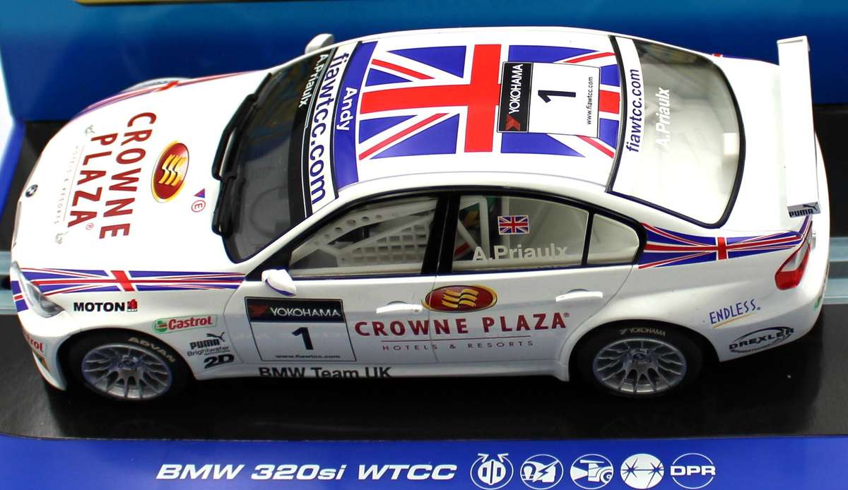 SCALEXTRIC - C2714_C2909 - 2x NEW BMW 320si - A PRIAULX No.1 & TEAM RAC No.3