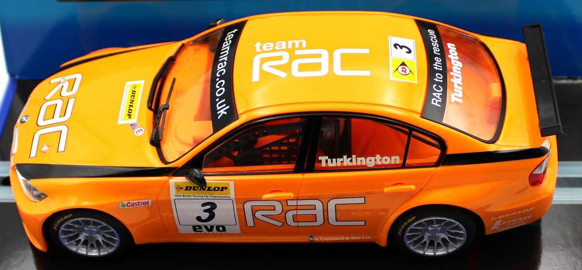 SCALEXTRIC - C2714_C2909 - 2x NEW BMW 320si - A PRIAULX No.1 & TEAM RAC No.3