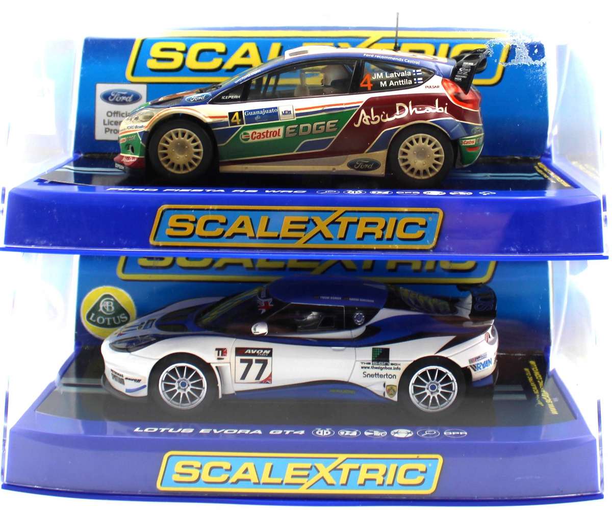 SCALEXTRIC - C3300_C3599 - NEW FORD FIESTA RS WRC & LOTUS EVORA
