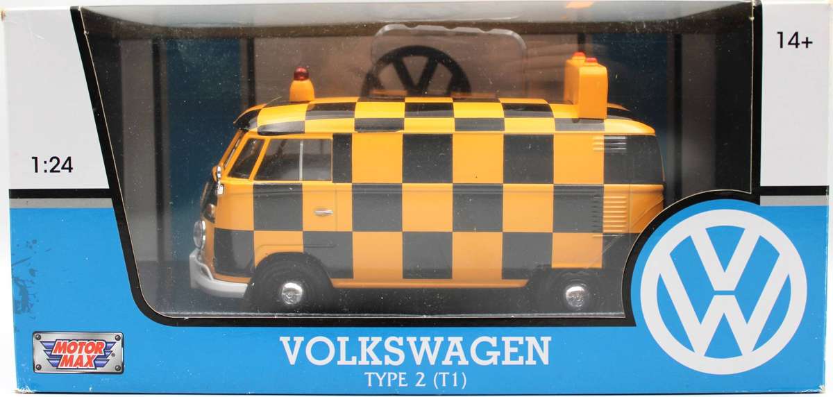 1:24 MOTOR MAX - NICE! - 12x VOLKSWAGEN VW T1 KOMBI DIECAST VANS