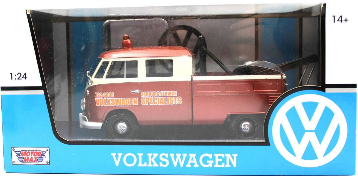 1:24 MOTOR MAX - NICE! - 12x VOLKSWAGEN VW T1 KOMBI DIECAST VANS