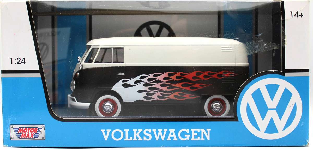 1:24 MOTOR MAX - NICE! - 12x VOLKSWAGEN VW T1 KOMBI DIECAST VANS