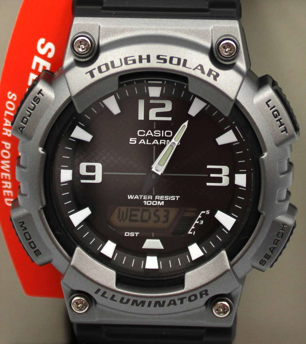 CASIO ILLUMINATOR TOUGH SOLAR - AQ-S810UC-1A4VCF WATCH