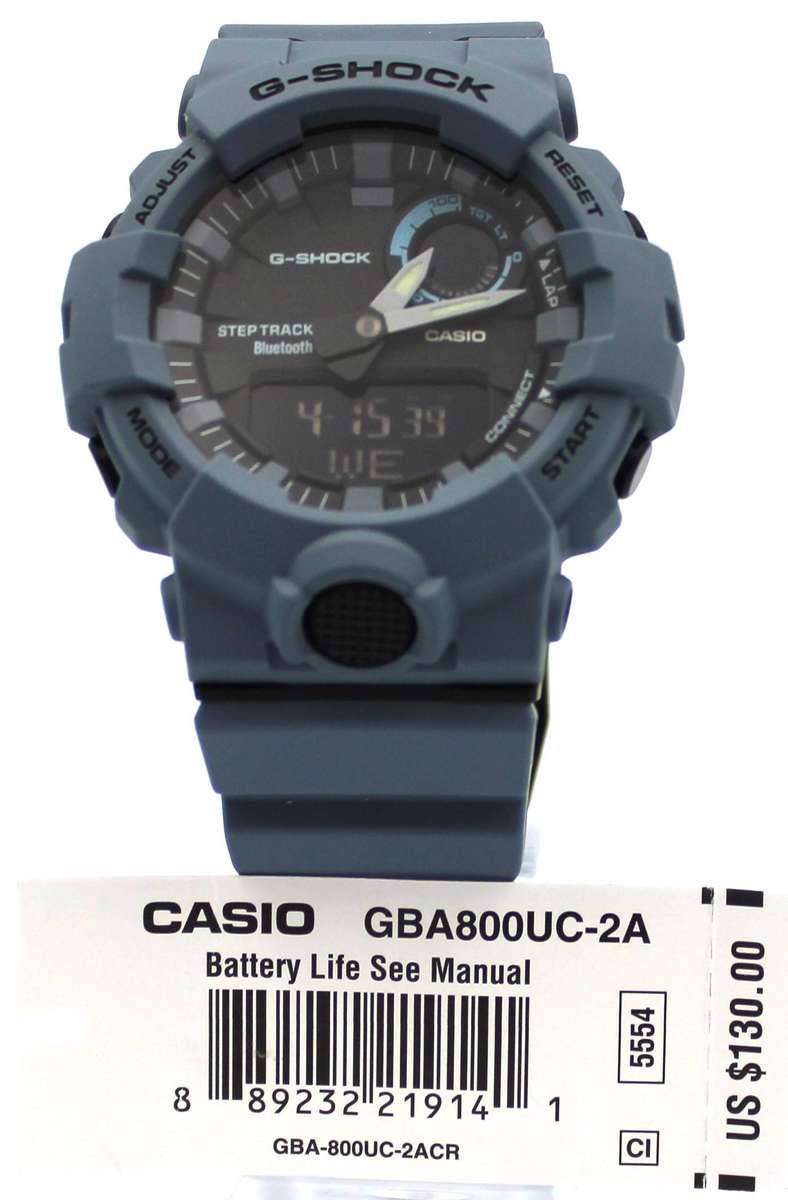 CASIO - G-SHOCK STEPTRACKER GBA-800UC-2A WATCH