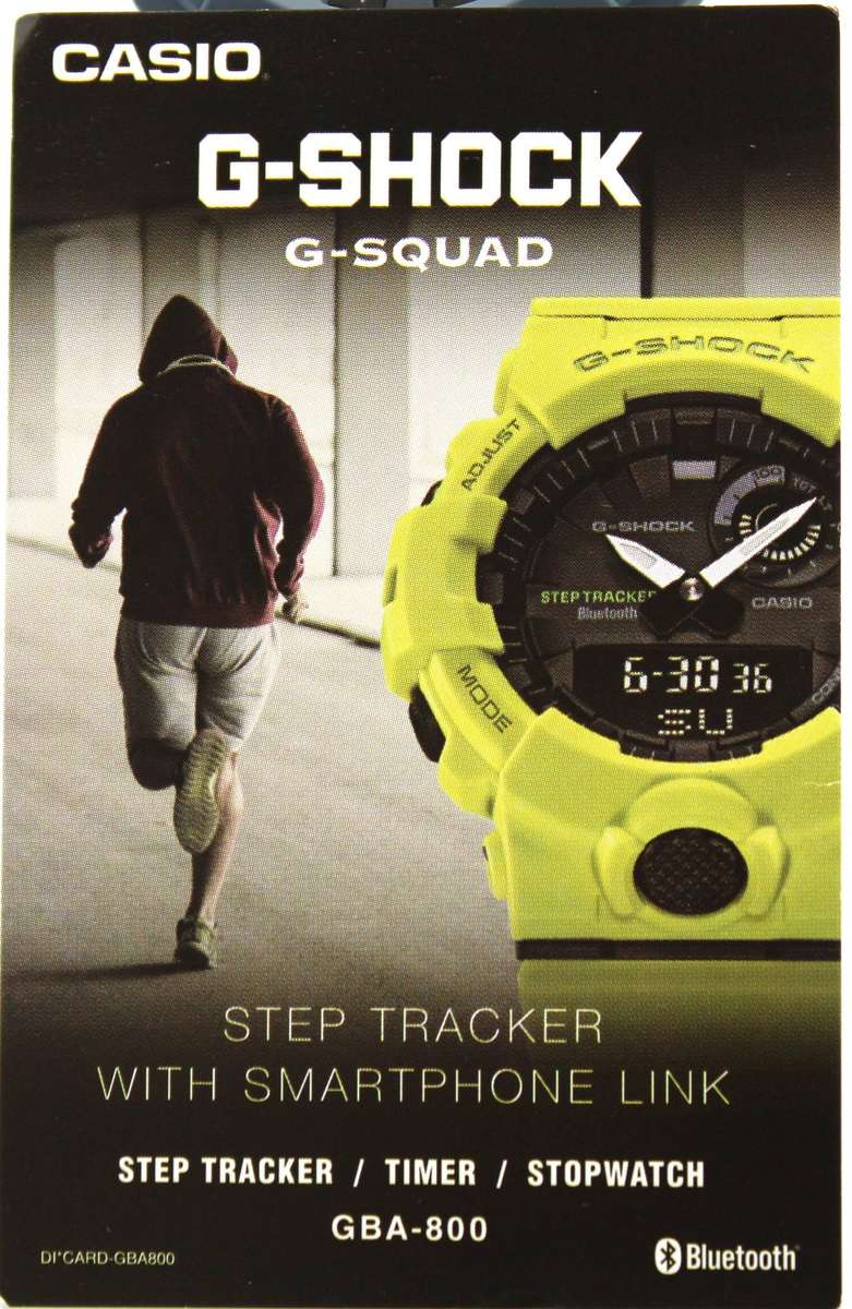 CASIO - G-SHOCK STEPTRACKER GBA-800UC-2A WATCH