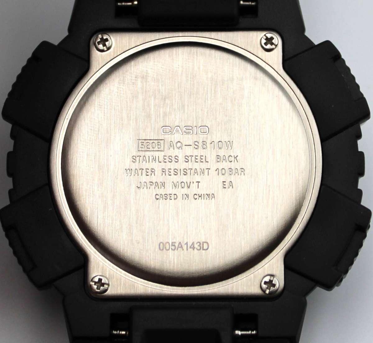 CASIO ILLUMINATOR TOUGH SOLAR - AQ-S810UC-1A4VCF WATCH