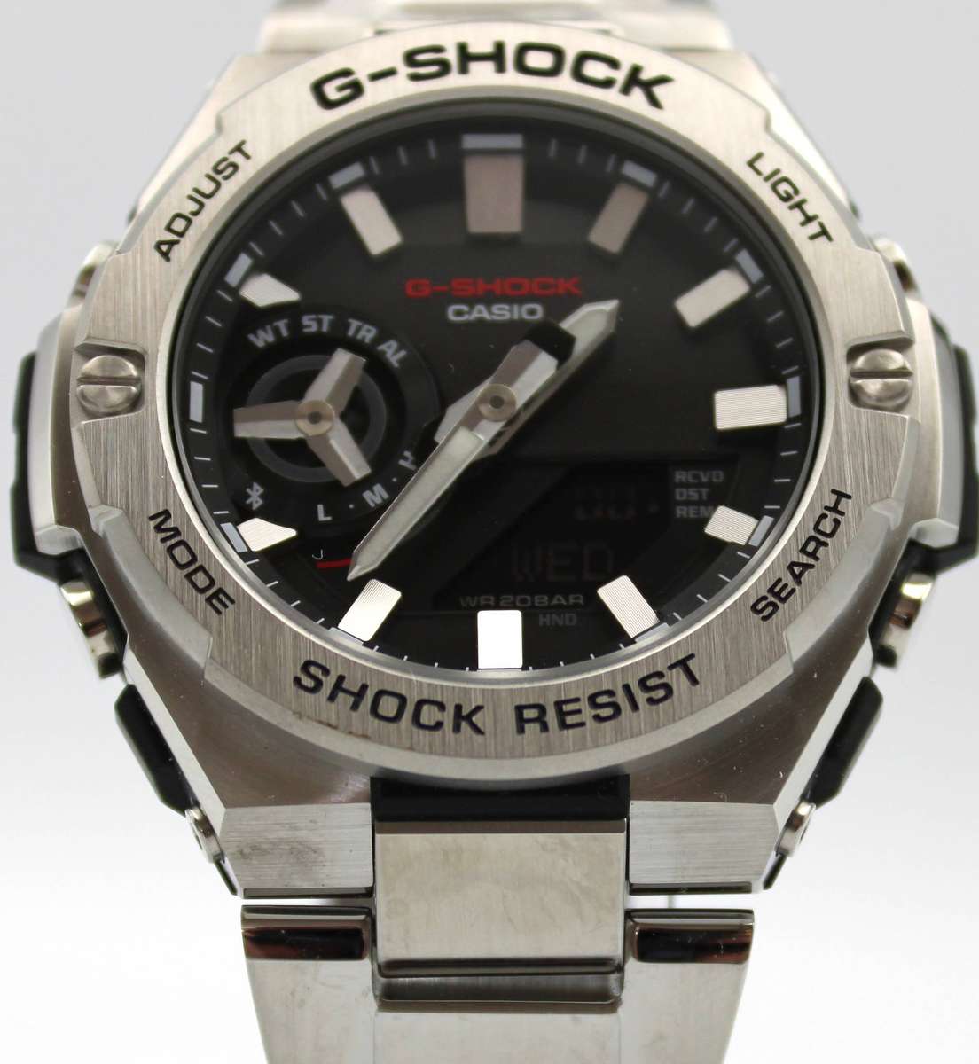 CASIO G-SHOCK G-STEEL - GST-B500D-1AW BLUETOOTH CARBON CORE TOUGH SOLAR STAINLESS WATCH