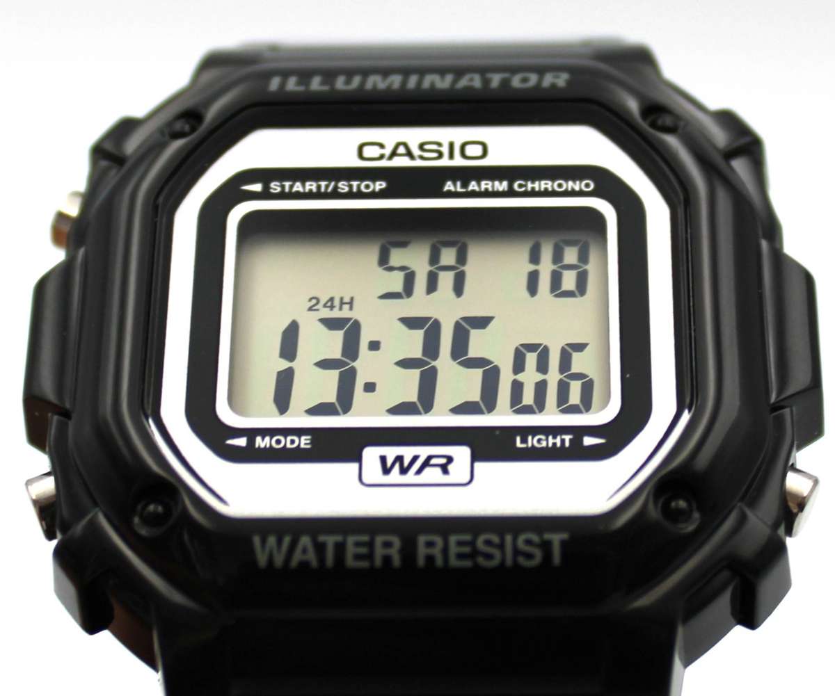 CASIO TWIN ILLUMINATORS - 2x F108WH-1ACF WATCHES UNUSED