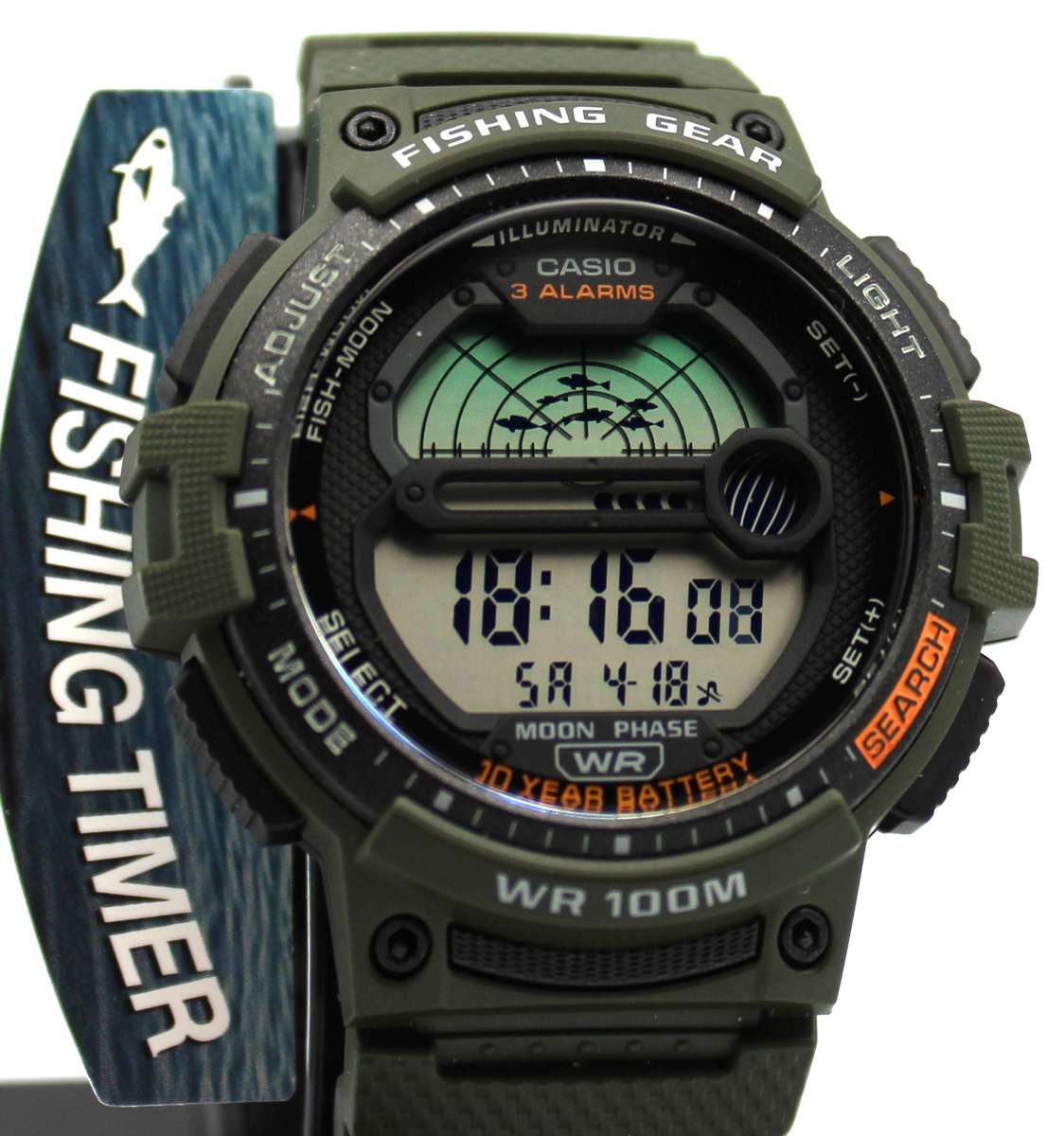 CASIO FISHING GEAR - WS-1200H WATCH - UNUSED
