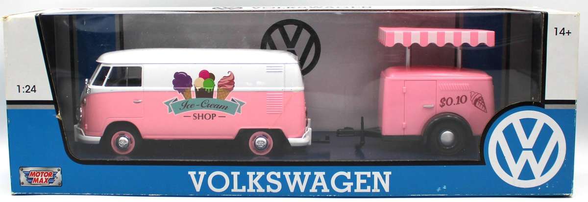 MOTORMAX 1:24 - VW VOLKSWAGEN KOMBI DOUBLE SETS - GREAT!