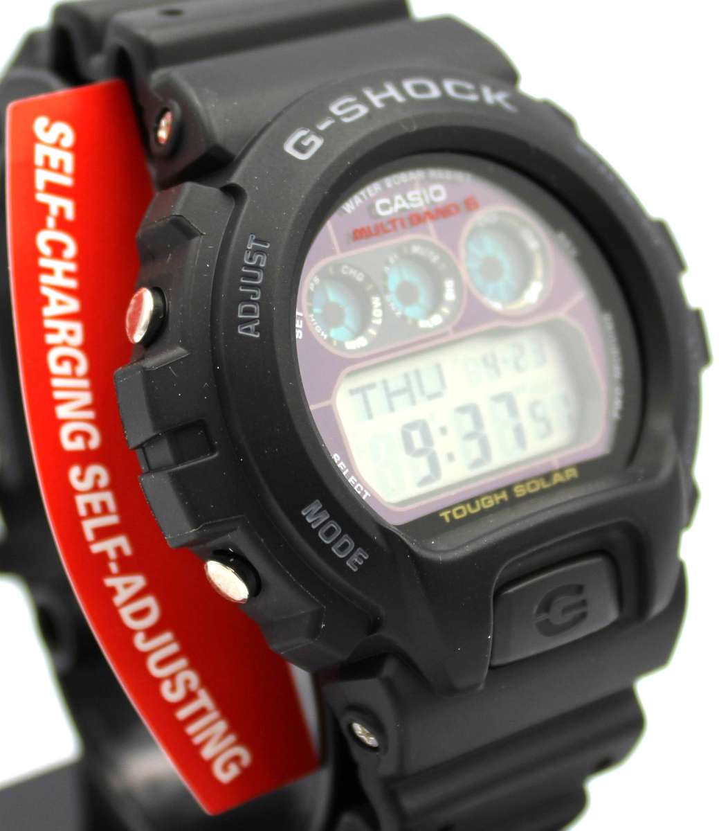 TWIN CASIO G-SHOCK MULTI-BAND 6 TOUGH SOLAR WATCHES - GW-6900-1CF