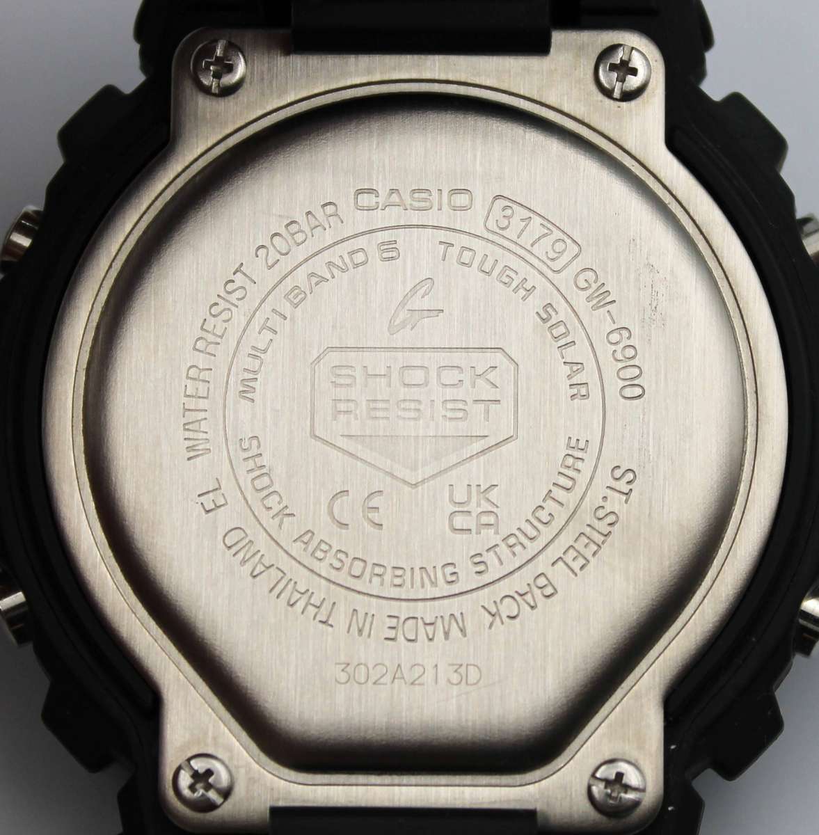 TWIN CASIO G-SHOCK MULTI-BAND 6 TOUGH SOLAR WATCHES - GW-6900-1CF