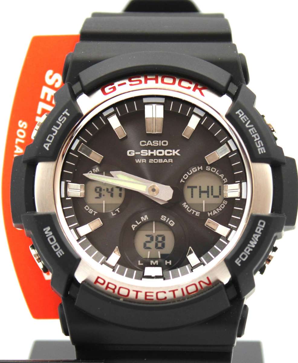 CASIO TWIN G-SHOCK TOUGH SOLAR WATCHED -  GAS-100-ACR