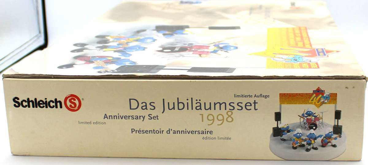 SMURF SCARCE 1998 40th ANNIVERSARY BAND SET