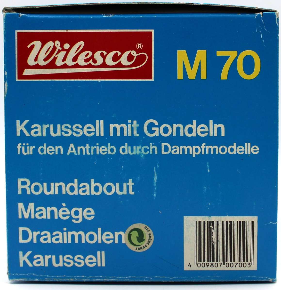 WILESCO DRIVE MODEL - M70 ROUNDABOUT WITH GONDOLAS - UNUSED BOXED