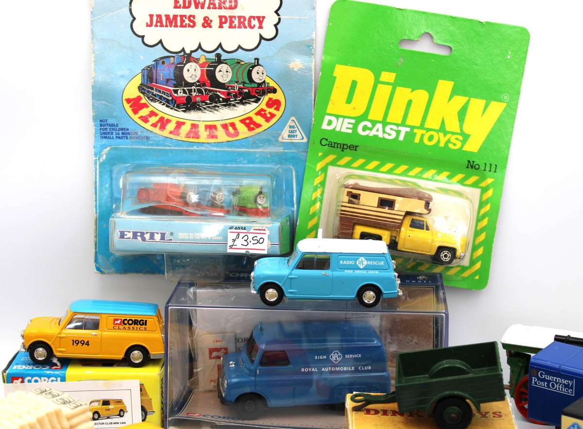 NICE DIECAST GROUP - VINTAGE to MODERN - UNPLAYED & PLAYWORN