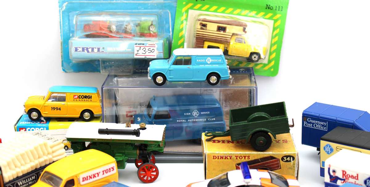NICE DIECAST GROUP - VINTAGE to MODERN - UNPLAYED & PLAYWORN