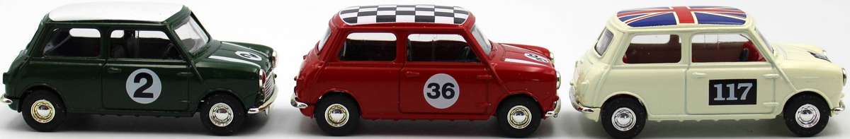 LLEDO - MAGNIFICENT SEVENS "MINI" DIECAST SET - 3 VEHICLES