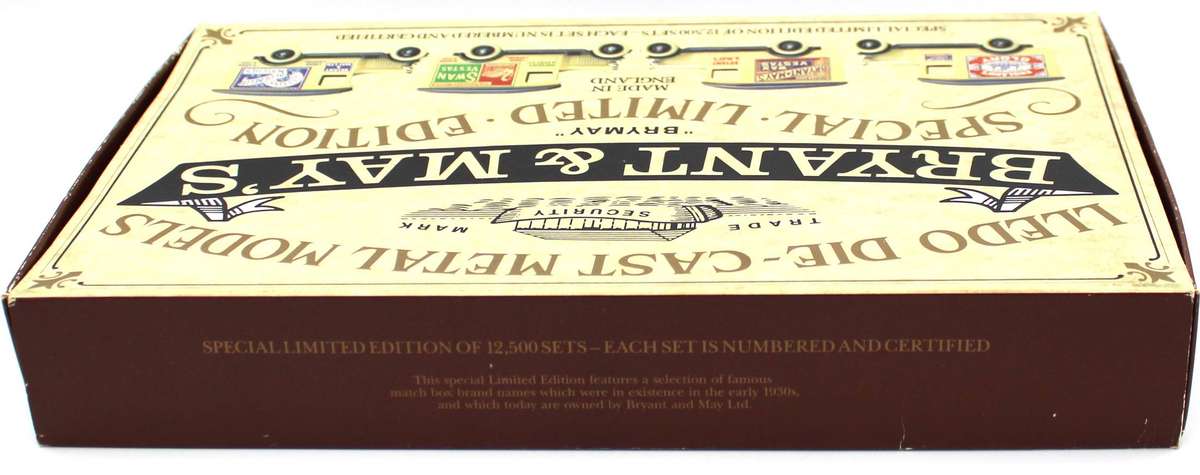 LLEDO - LIMITED EDITION BRYANT & MAY DIECAST SET - 4 VEHICLES