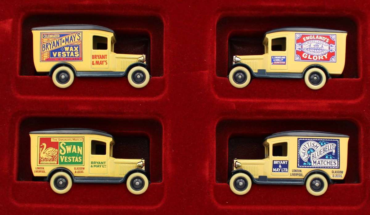 LLEDO - LIMITED EDITION BRYANT & MAY DIECAST SET - 4 VEHICLES