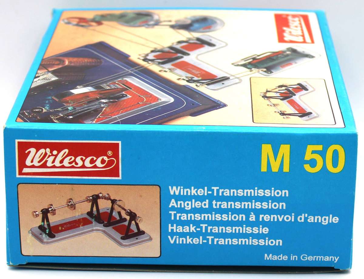 WILESCO M50 - RARE! ANGLED COUNTESHAFT / TRANSMISSION MIB - 1ST VERSION