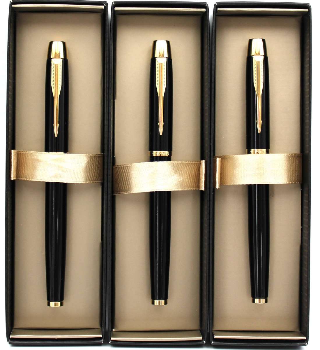 PARKER IM - 3x BOXED FOUNTAIN PENS - UNUSED