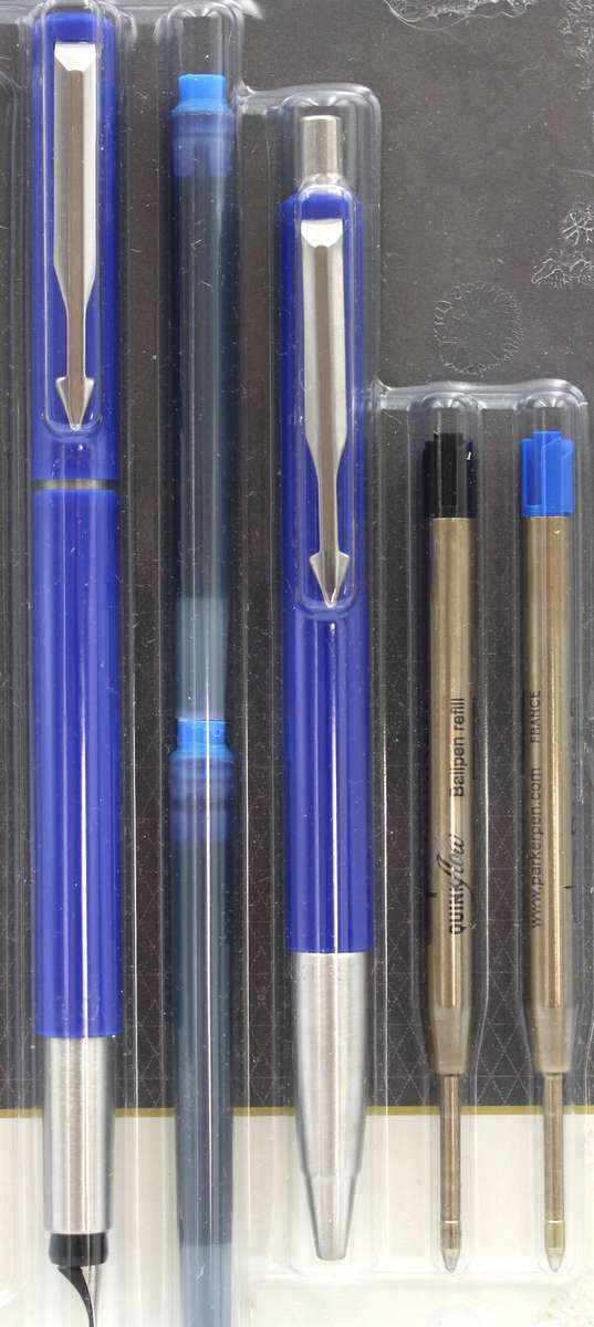 PARKER VECTOR - 2x HANDWRITING GIFT SETS with 64 PAGE NOTEBOOK