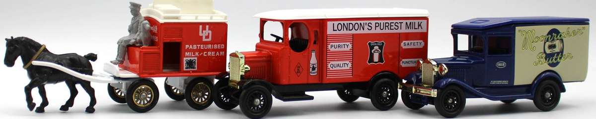 LLEDO DIECAST - 5X UNIGATE UK 3-VEHICLE SETS - 4X LIMITED EDITION - 1994-1998