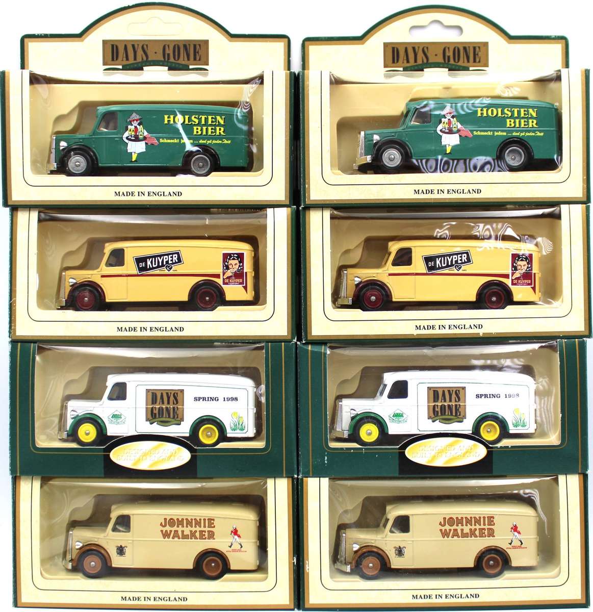 LLEDO DIECAST - 87 SERIES - 8X 1951 M.A.N. VAN - DAYS GONE