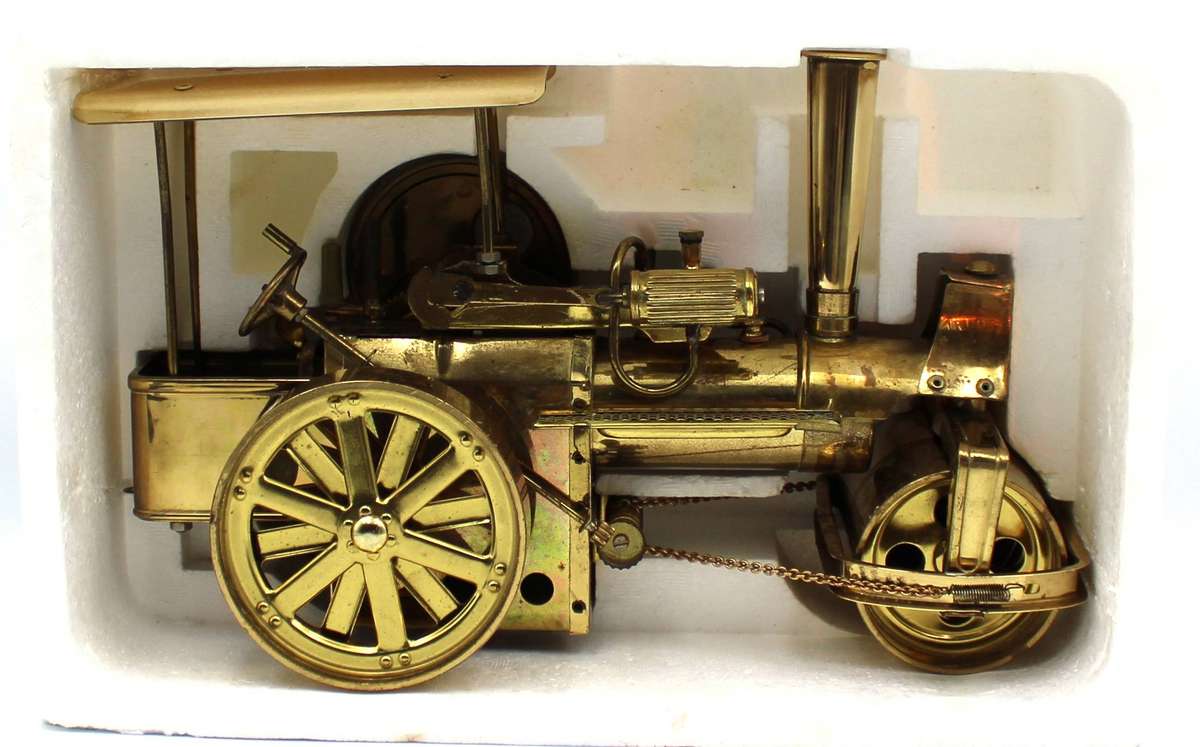 WILESCO "OLD SMOKEY" STEAM ROLLER  D367 - SCARCE!! ALL BRASS VERSION - UNFIRED BOXED