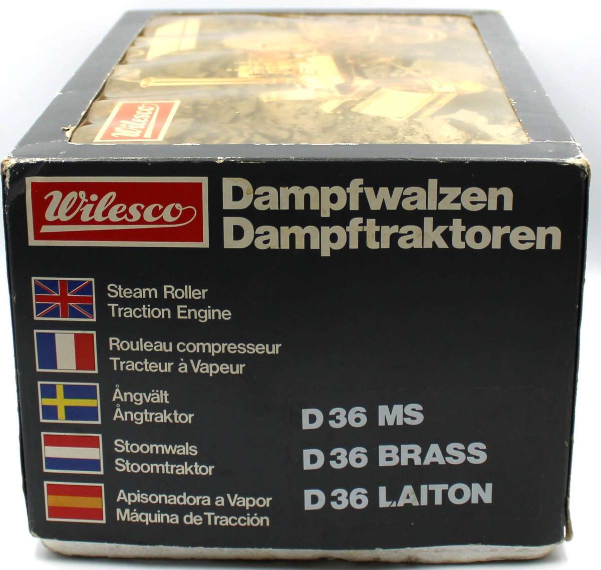 WILESCO "OLD SMOKEY" STEAM ROLLER  D367 - SCARCE!! ALL BRASS VERSION - UNFIRED BOXED