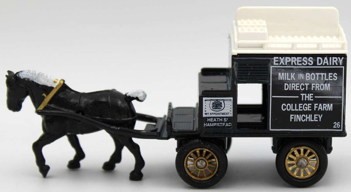 LLEDO DIECAST - 4X EXPRESS DAIRY SETS OF 3 EACH - 12 BOXED VEHICLES