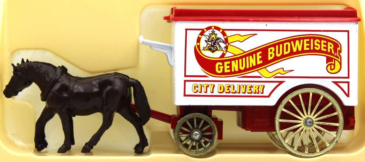LLEDO DIECAST - 9X 1988 BUDWEISER VEHICLES - MINT BOXED